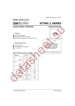 ST700C12L0 datasheet  